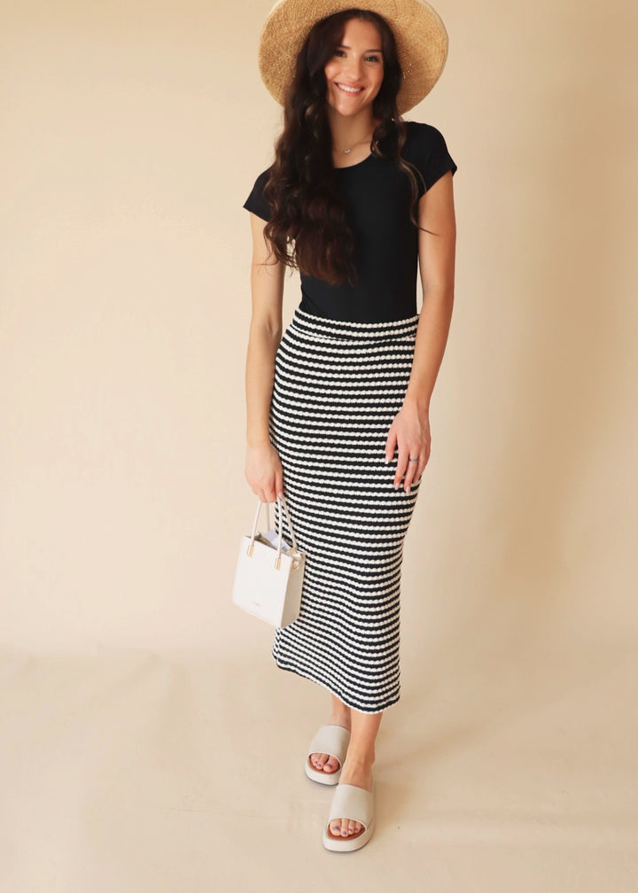 Miriam Stripe Skirt