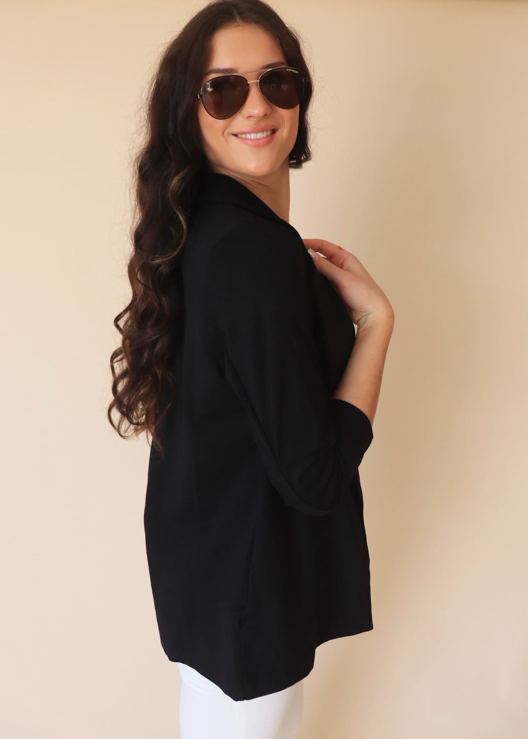 This Chapter Boyfriend Blazer in Black