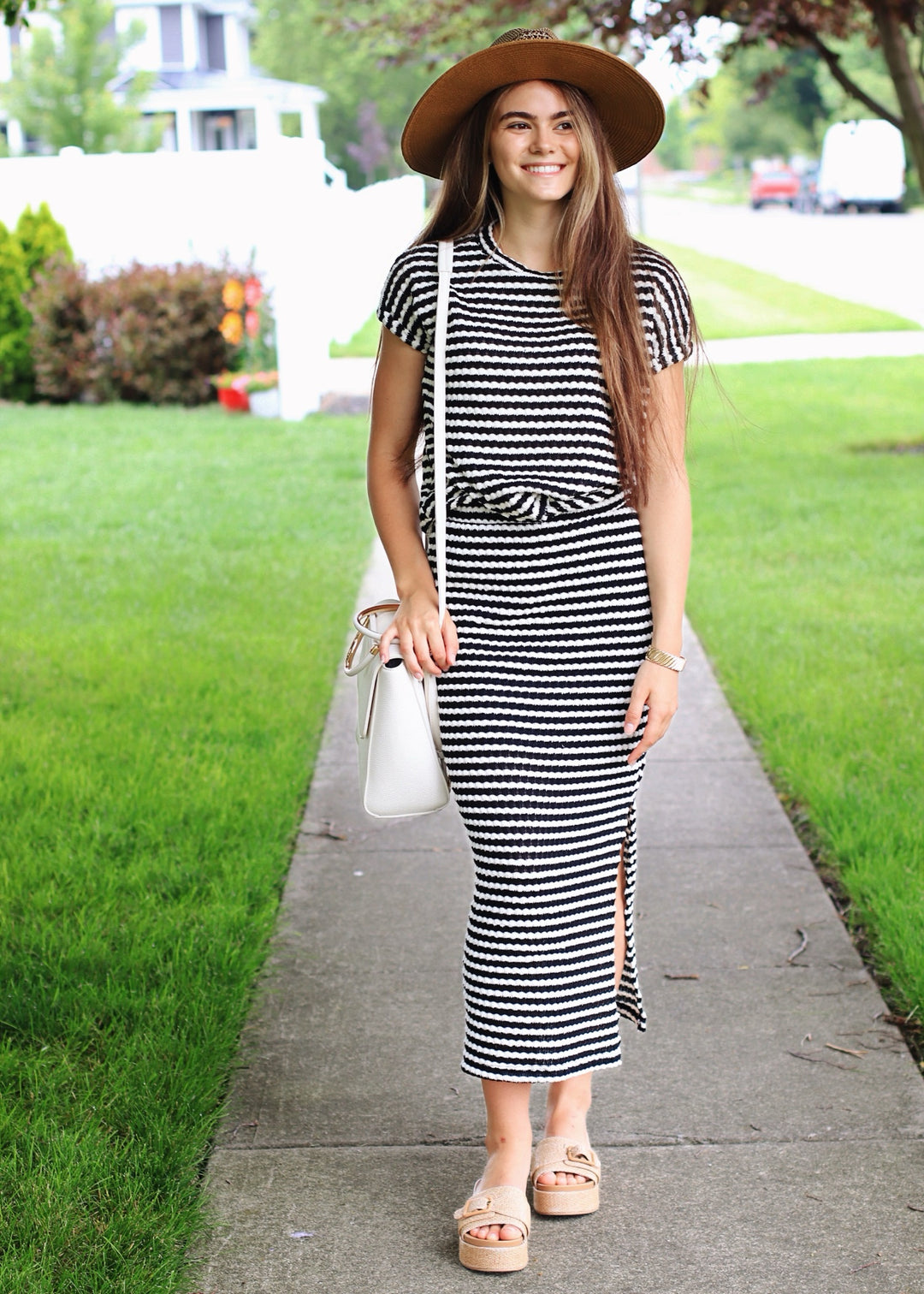 Miriam Stripe Skirt