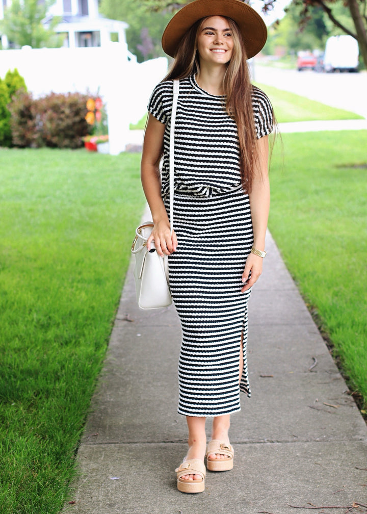 Miriam Stripe Skirt