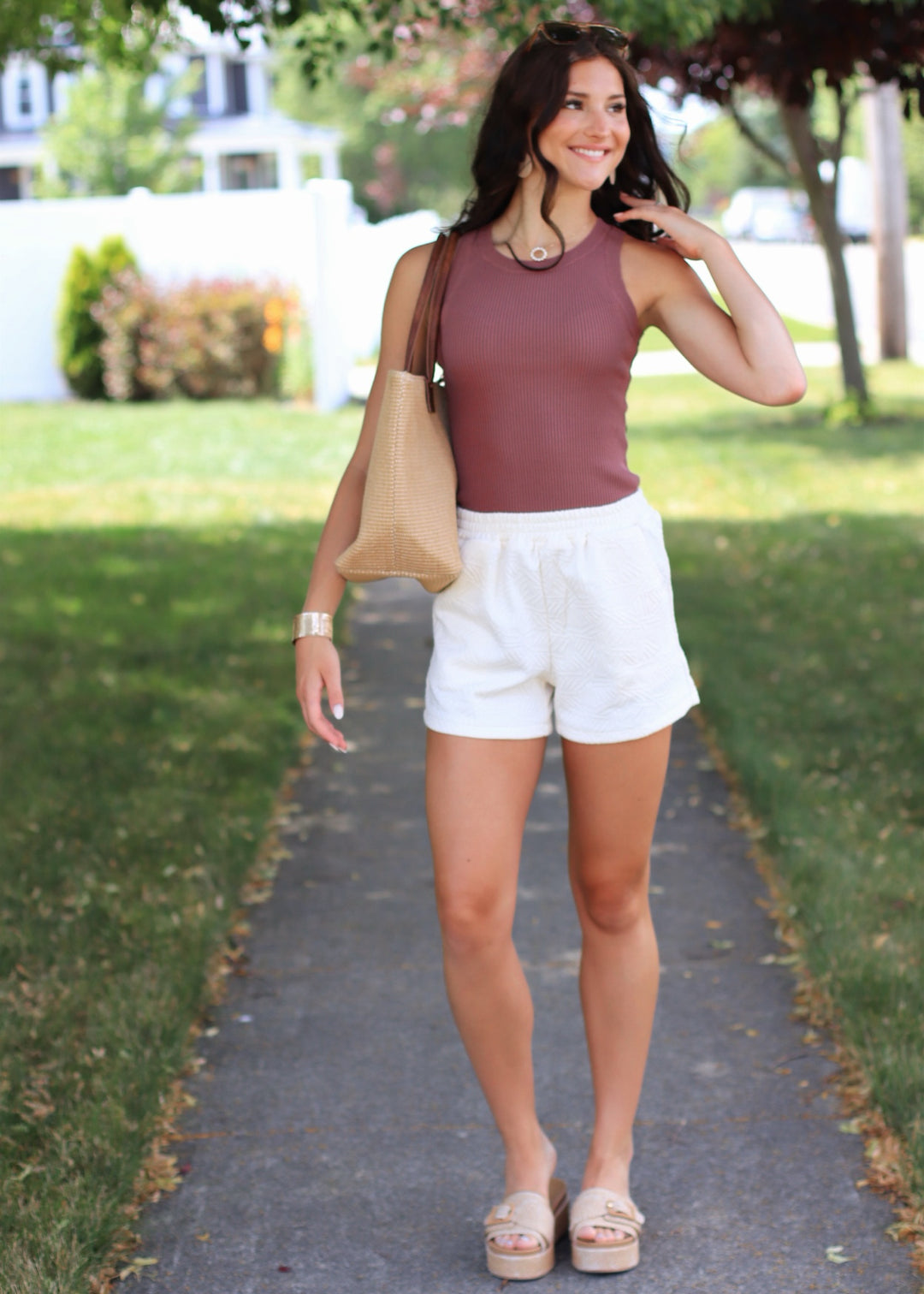 Red Bean Sleeveless Top