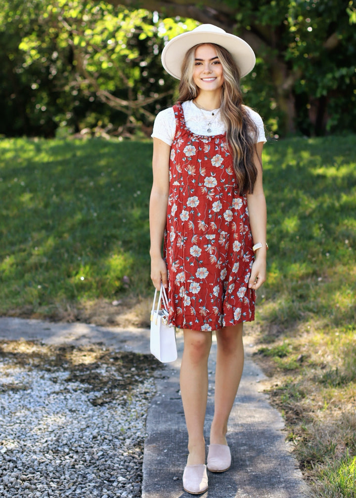 CLEARANCE FINAL SALE  The Maddie Dress in Embedded Petals