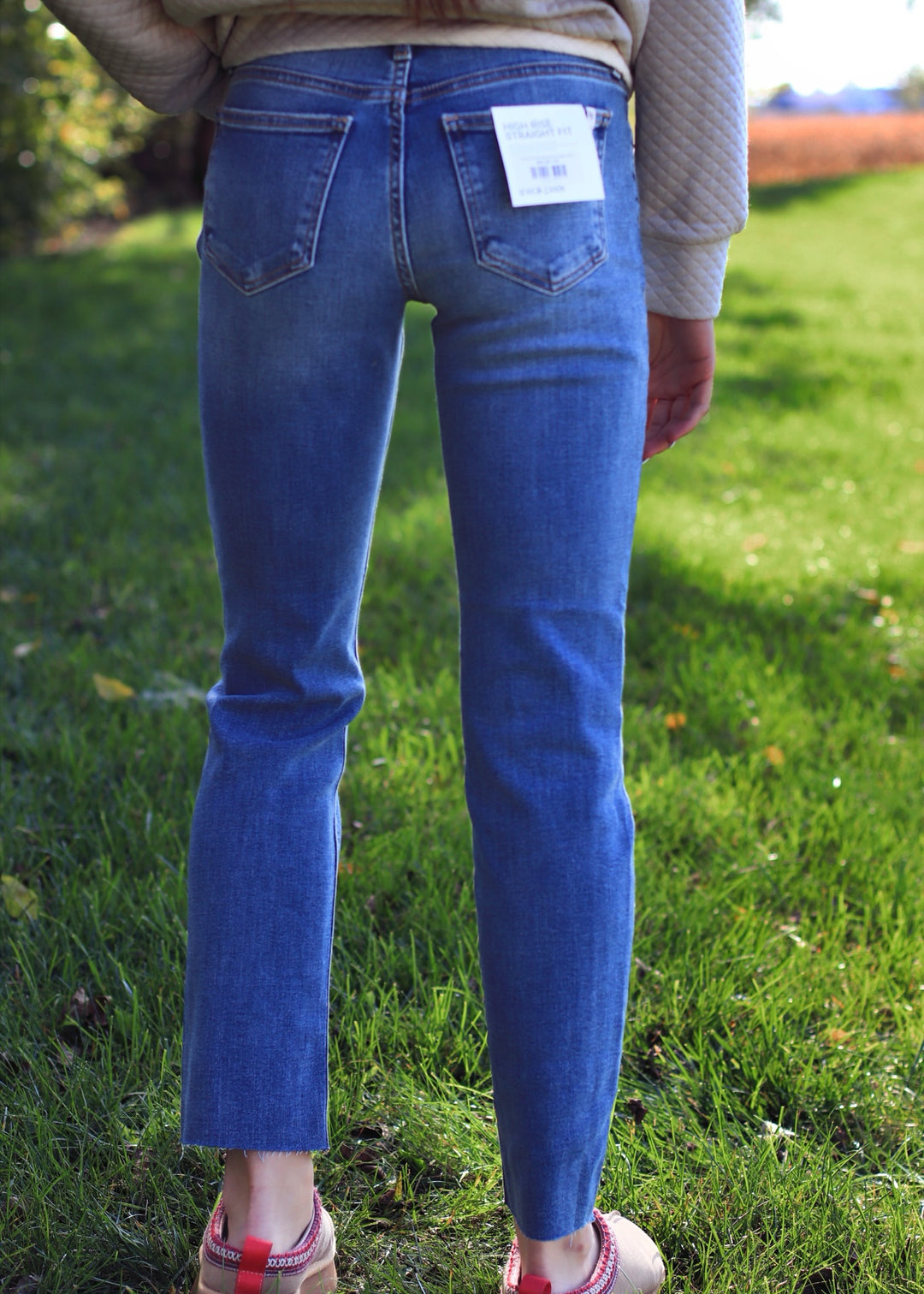 Lincoln Mid-Rise Ultra Stretch Straight Jeans