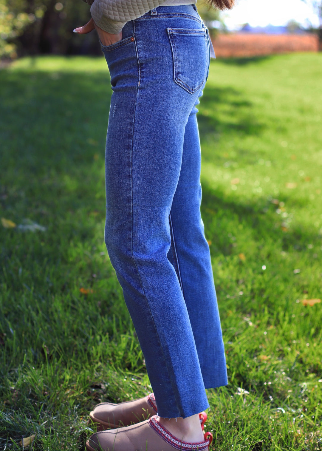 Lincoln Mid-Rise Ultra Stretch Straight Jeans