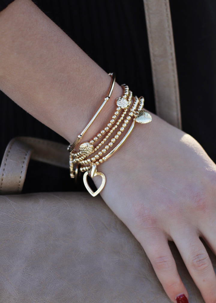 Milhouser Charm Bracelet Set GOLD