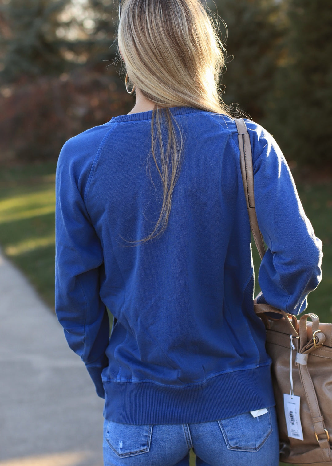 Pocket Pullover in Lt Navy