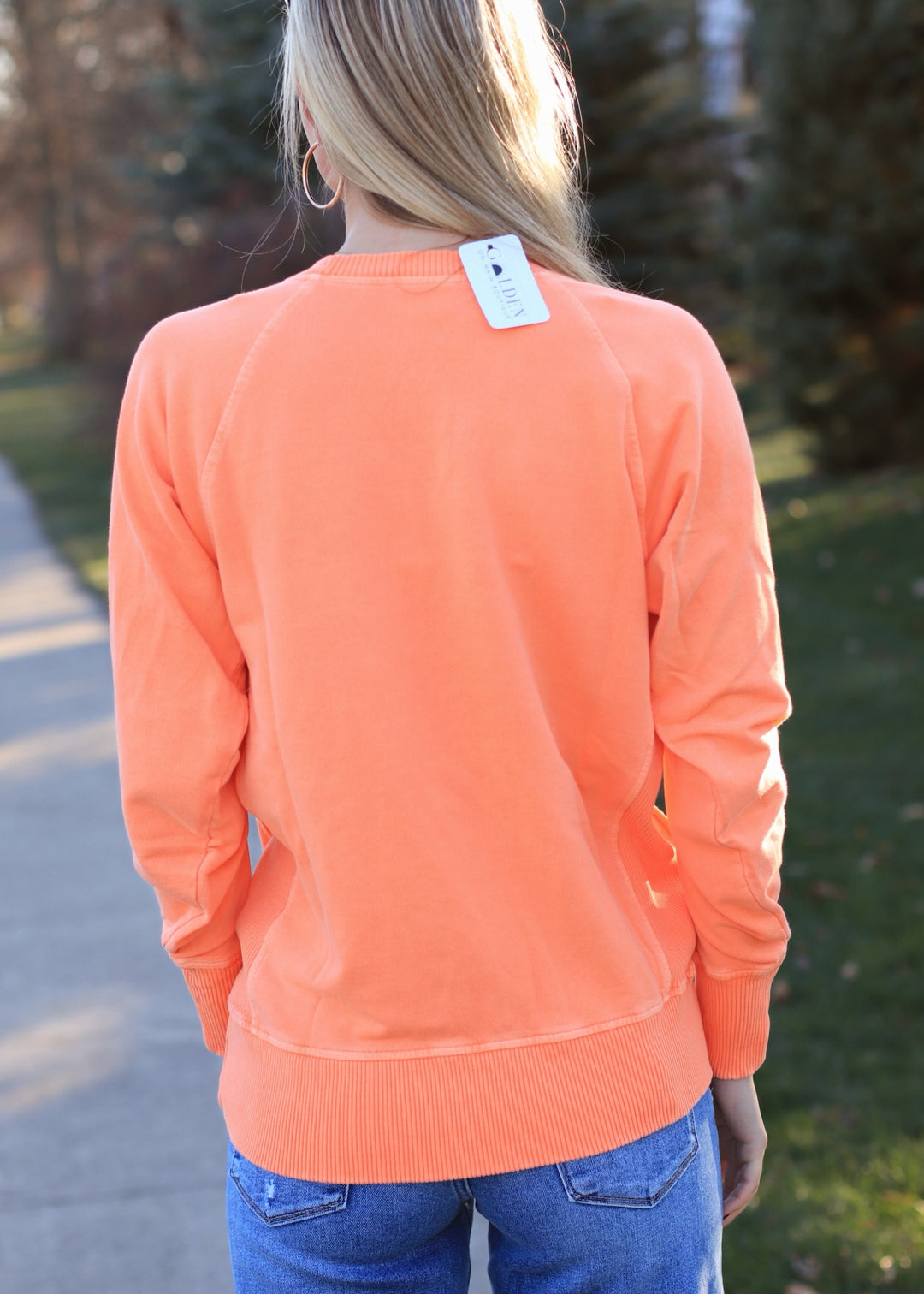 Pocket Pullover in Lt Orange