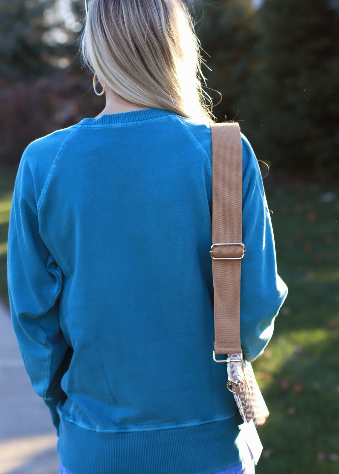 Pocket Pullover in Teal