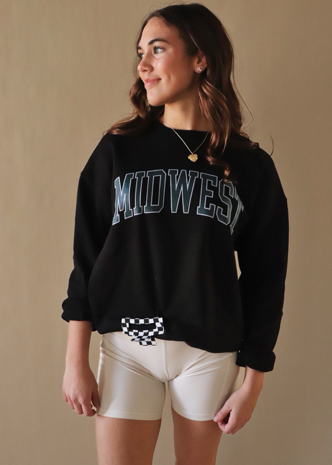 Midwest Fleece Round Neck in Black