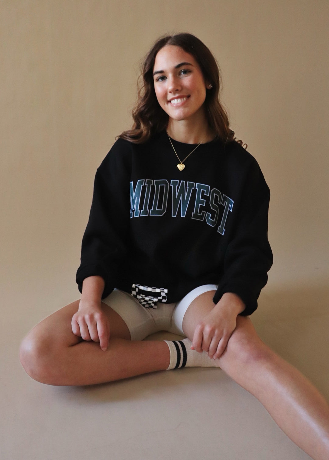 Midwest Fleece Round Neck in Black