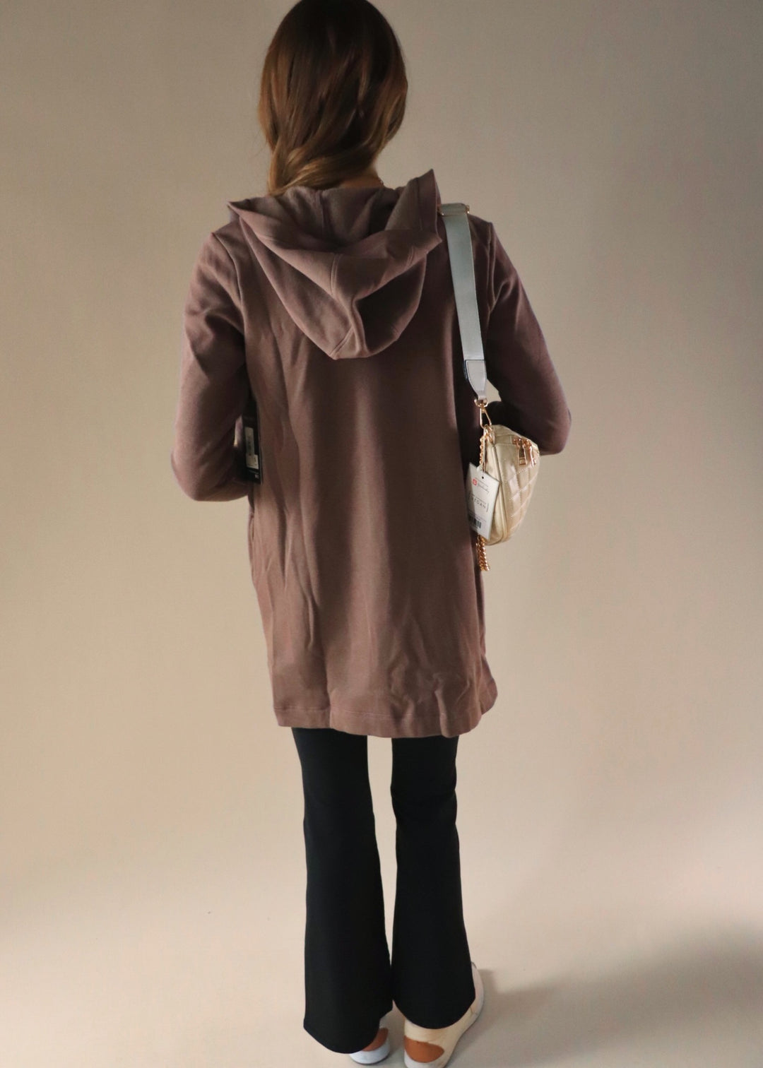 Lydia Butter Fleece Hoodie Cardigan