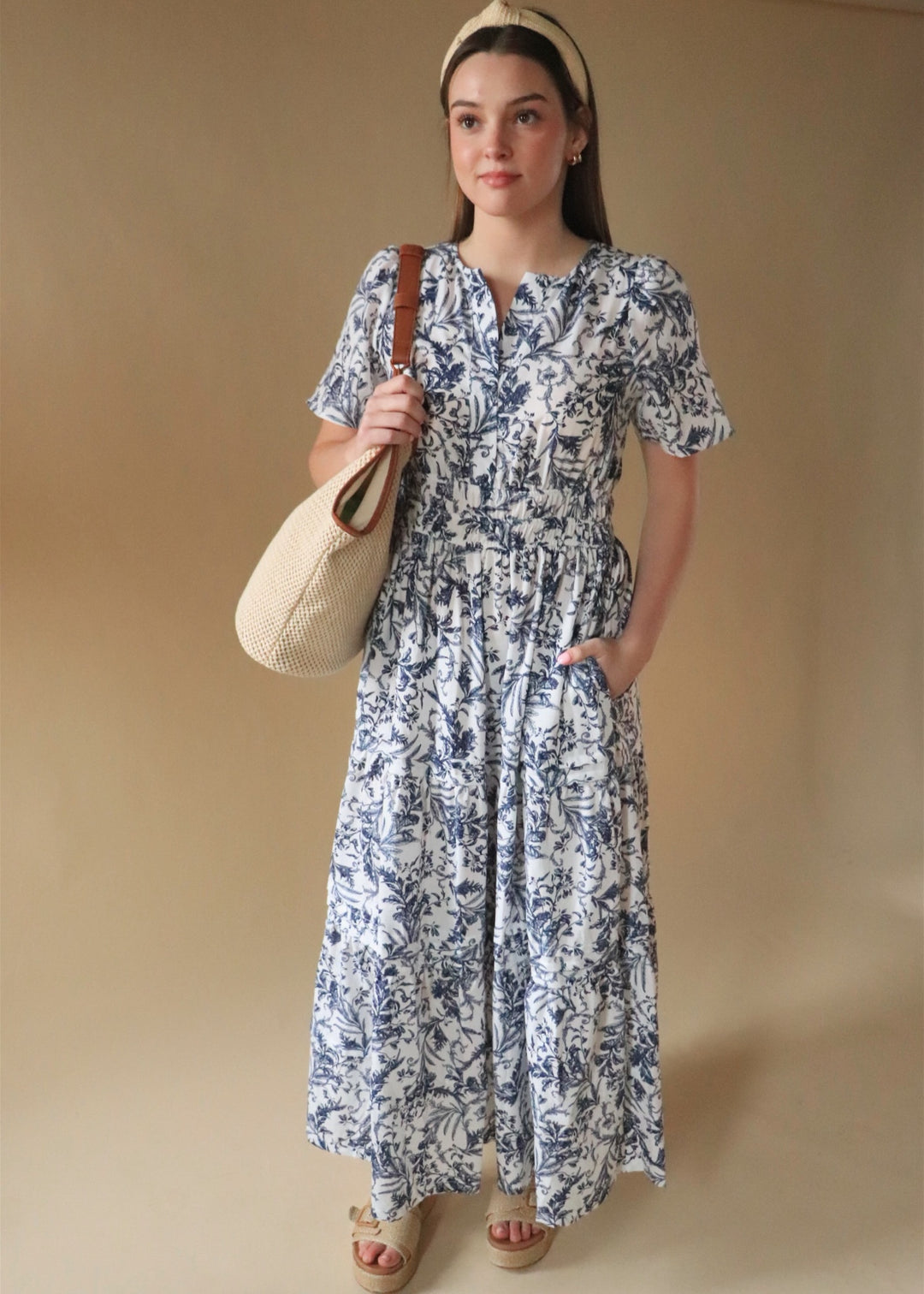 Enid Floral Maxi Dress