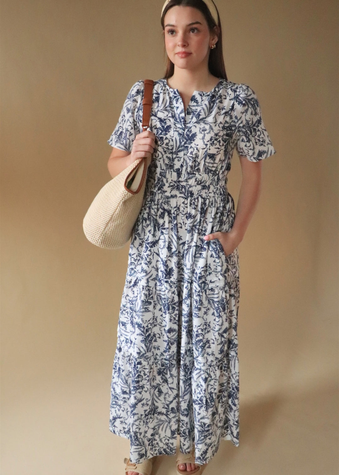 Enid Floral Maxi Dress