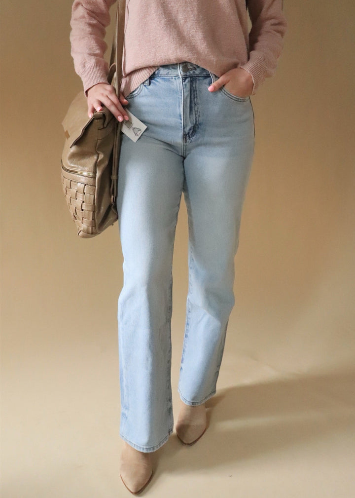 Congenial 90s Vintage Super High Rise Flare Denim