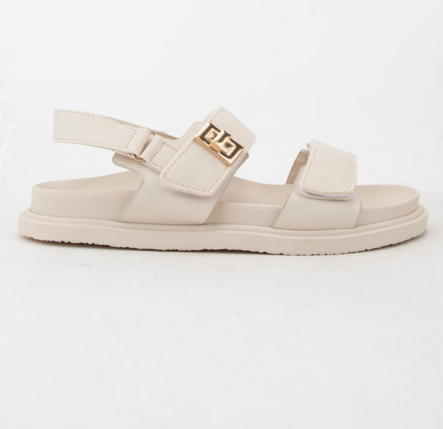 CLEARANCE FINAL SALE Mayara Sandals in Bone White