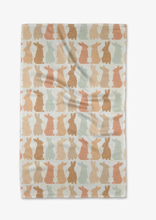 Cute Easter Bunny Kitchen Tea Towel Tea Towel