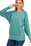 Pocket Pullover in Teal