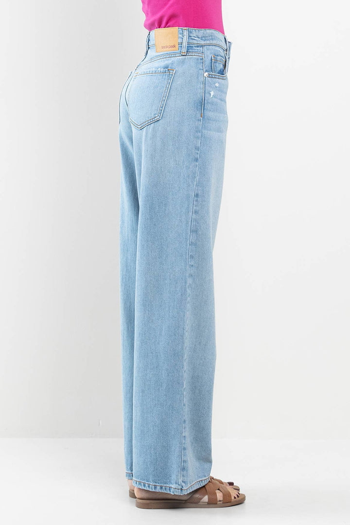 CLEARANCE FINAL SALE April High Rise Wide Leg Denim Jeans