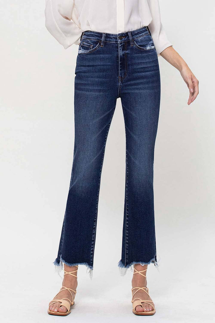 CLEARANCE FINAL SALE Willa High Rise Ankle Flare Denim Jeans