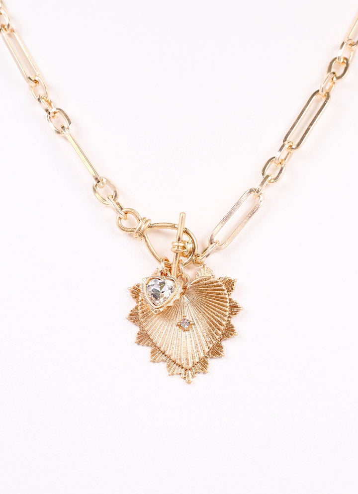 Brogan Heart Necklace GOLD