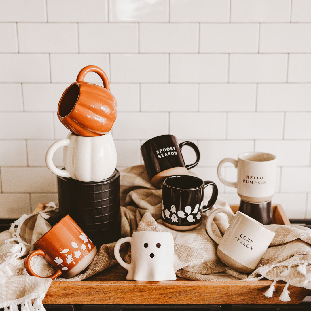 Cream Pumpkin Coffee Mug - Fall Decor & Gifts