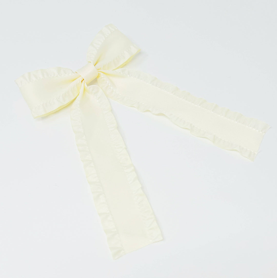 Love Game Frill Bow Hair Clip