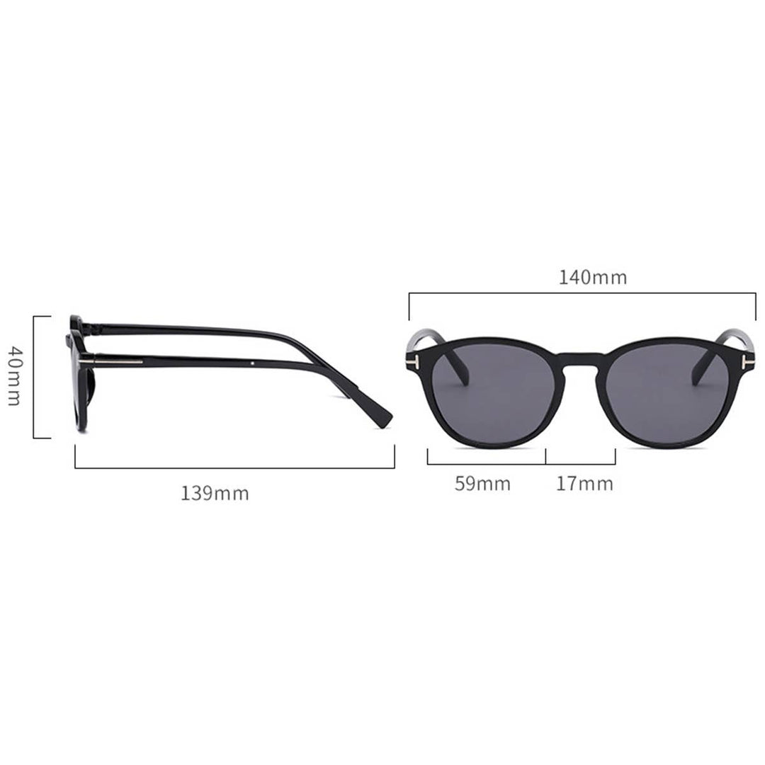 Retro Round Fram Sunglasses