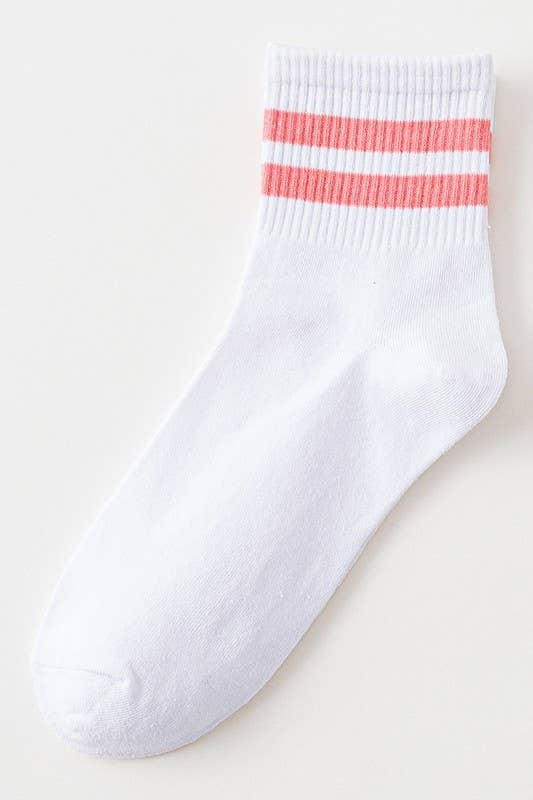 Light Grey & Black Stripe Daily Sock