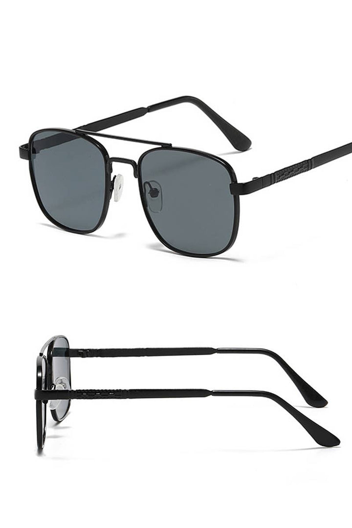 Flat Top Square Frame Sunglasses