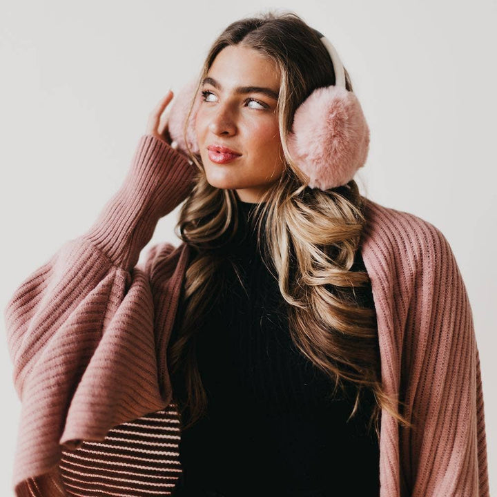 CLEARANCE FINAL SALE In The City Earmuffs: Black