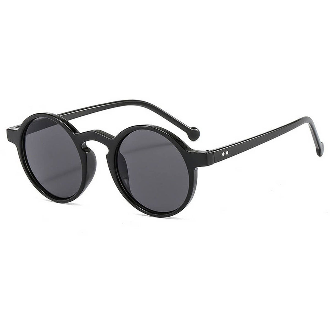 Round Frame Tinted Lens Sunglasses