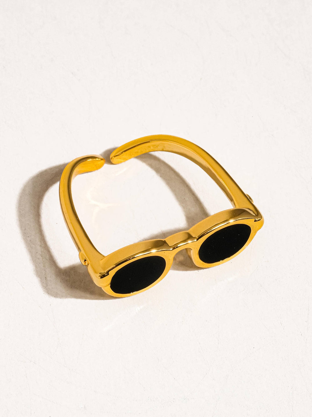 Dean  18K Gold Sunglasses Adjustable Ring