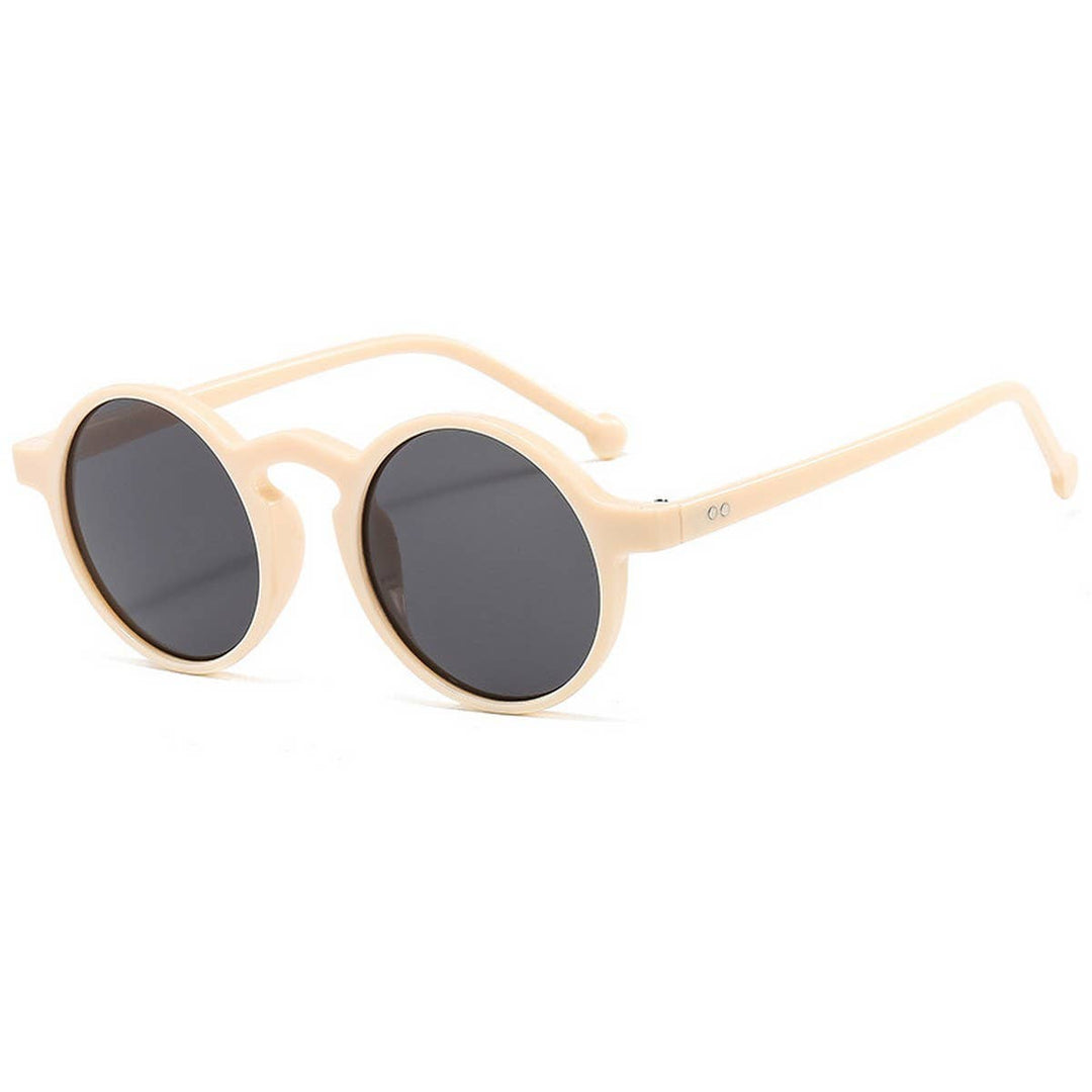 Round Frame Tinted Lens Sunglasses