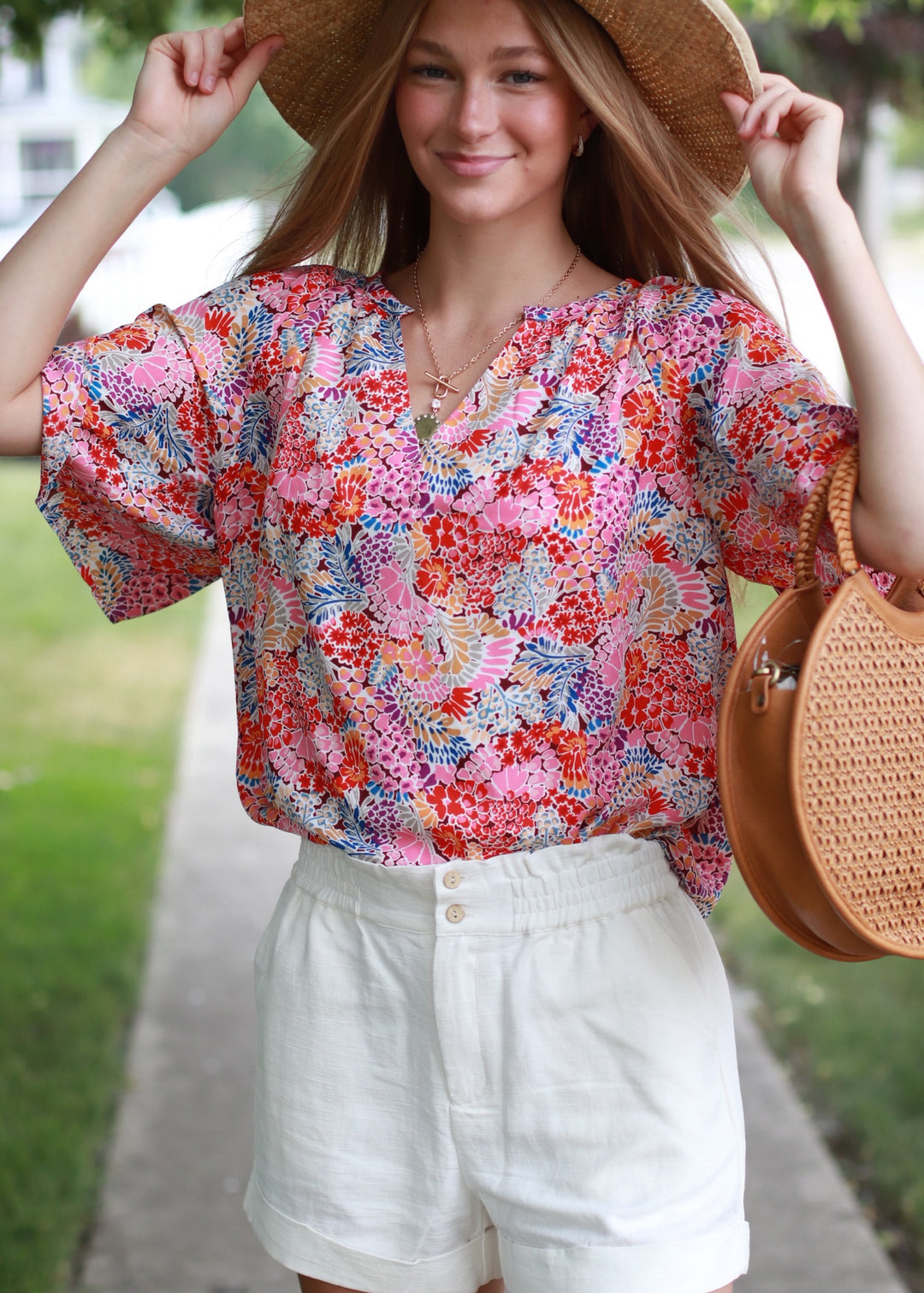 CLEARANCE FINAL SALE Enid Floral Top