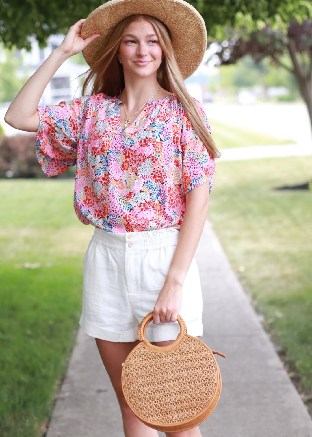 CLEARANCE FINAL SALE Enid Floral Top