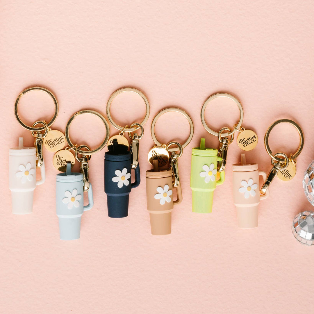 CLEARANCE FINAL SALE Tiny Tumbler Keychain - Oat